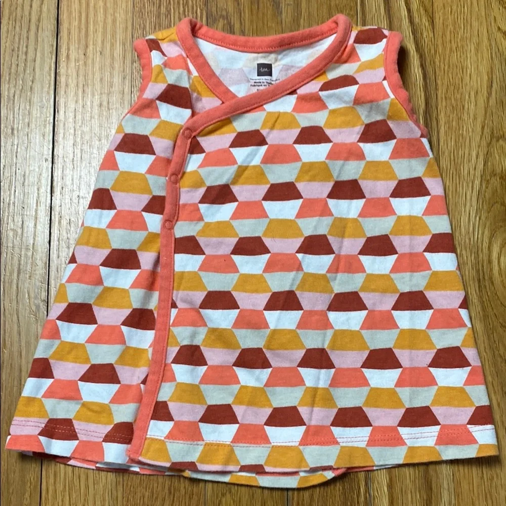 Tea Collection Girls Geometric Patterned Dress